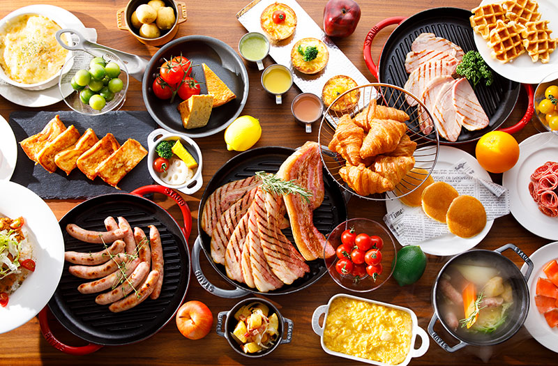 一度では食べきれない!50種類以上の豊富な品数